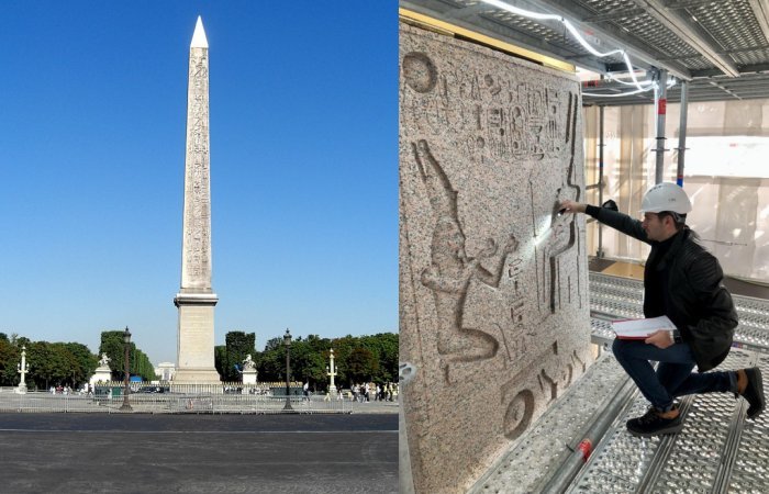 فك تشفير Hieroglyphs – رسالة غير معروفة سابقًا تم اكتشافها على مسلة الكمور في باريس